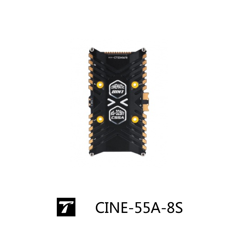T-Motor F7 Pro Flight Controller - CINE-55A-8S-BLHeli_32 T-MotorHobby ESC cinematografico professionale 8-IN-1