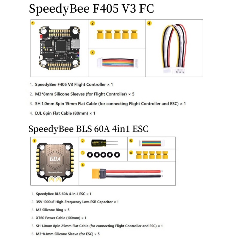 SpeedyBee F4 F405 V4 55A BLS 3 - Speedybee F405 V4 Bls 55A Stack recensione e prezzo